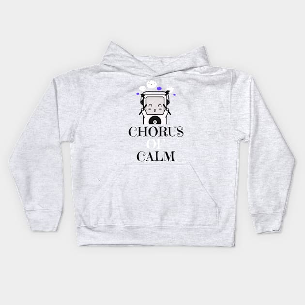 Chorus of Calm Therapy Music Kids Hoodie by Distinkt